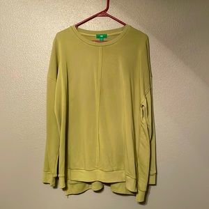 Olive Green Pullover Sweatshirt